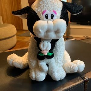 Kuddle Me Toys Momma and Baby Cow Plush/Stuffed